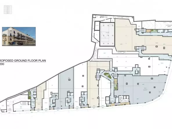 Proposed Ground Floor Level A2-1