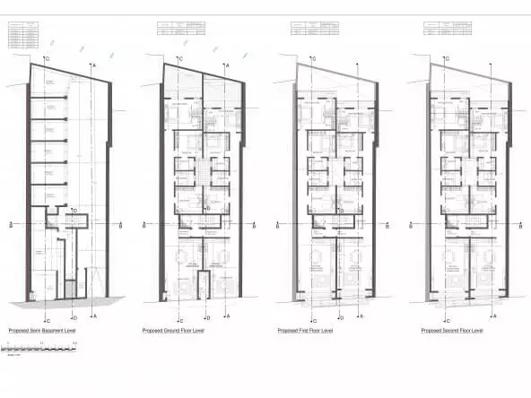 01_Proposed Semi Basament Level to Second Floor-1